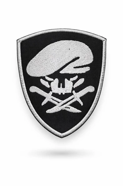 Single Sword Nakış Patch - Büyük Boy Bere-Bıçak Peç - Resim 8