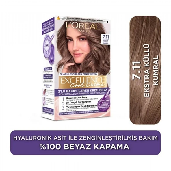 LOREAL EXC.KREM 7/11 EKSRA KULLU KUMRAL ürün görseli 1