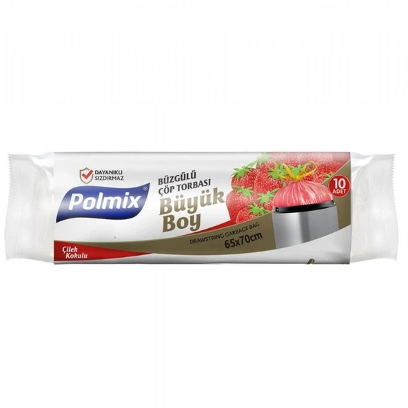 T POLMIX BUZG.COP TORBASI 10'LU CILEK BUYUK P143 65*70 374029 (30) ürün görseli 1