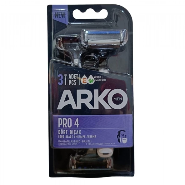 ARKO TIRAS BICAGI PRO4 BLISTER 3'LU ürün görseli 1