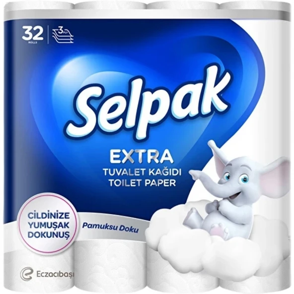 SELPAK 32LI TUV. KAGIDI EXTRA PAMUK ürün görseli 1