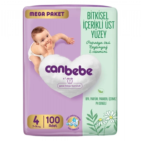 CANBEBE MEGA PAKET MAXI NO:4 100'LU ürün görseli 1