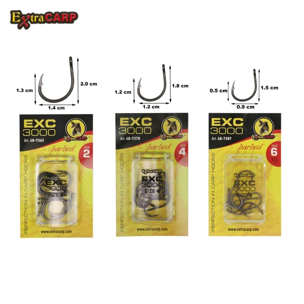 Hooks Exc 3000 Sazan İğnesi - Resim 3