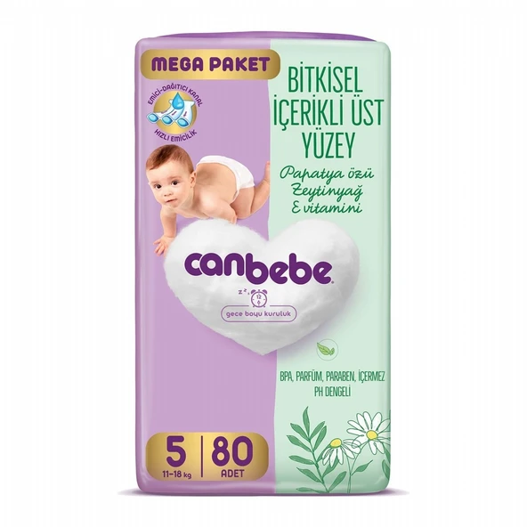 CANBEBE MEGA PAKET JUNIOR 80'LI ürün görseli 1