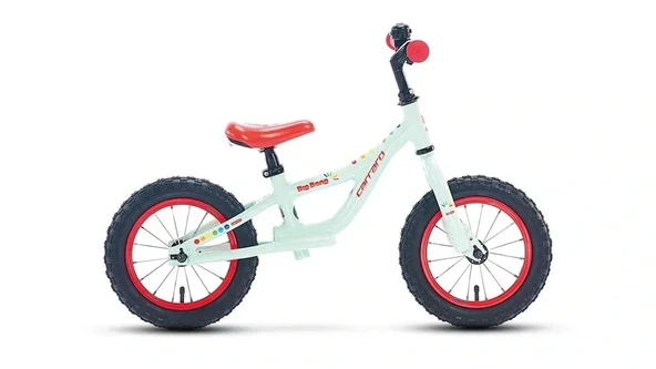 CARRARO BIG BANG DENGE BİSİKLETİ 180H 12 JANT YEŞİL KIRMIZI ürün görseli 1