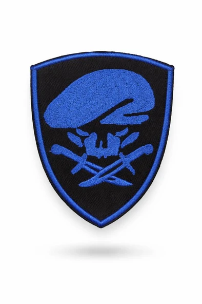 Single Sword Nakış Patch - Büyük Boy Bere-Bıçak Peç - Resim 4