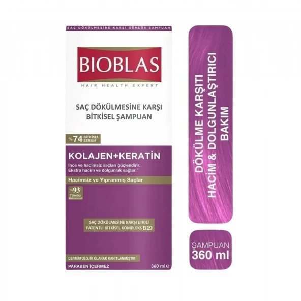 BIOBLAS 360ML COLLAGEN-KERATIN 7149 ürün görseli 1