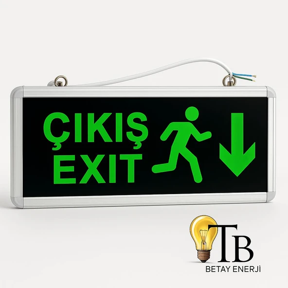 Venso aşağı çıkış ışılfak led aşağı tabela  çift yönlü 1 adet ürün görseli 1
