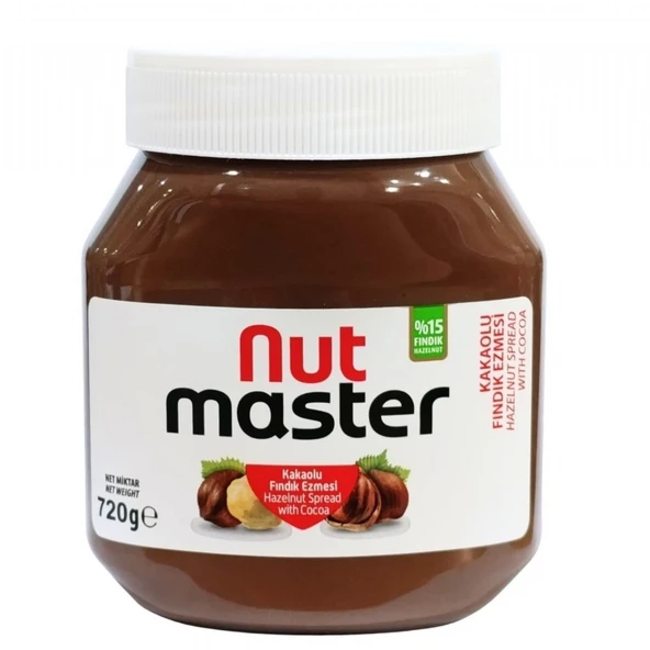 NUT MASTER 720GR KAKAOLU FINDIK EZMESI ürün görseli 1