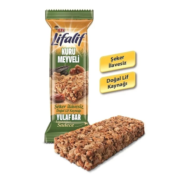 ETI LIFALIF MUSLI BAR 35GR KURU MEYVELI 3786513 ürün görseli 1