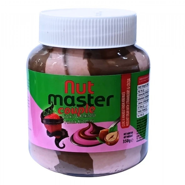 NUT MASTER 350GR CILEKLI KAKAOLU FINDIK KREMASI ürün görseli 1