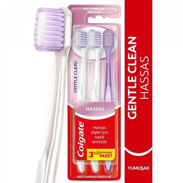 COLGATE DF GENTLE CLEAN SENTIVE 3'LU 6526 ürün görseli 1