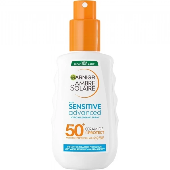 GARNIER  AMBRE SOLAIRE 150ML SPF50+ SENSITIVE ürün görseli 1