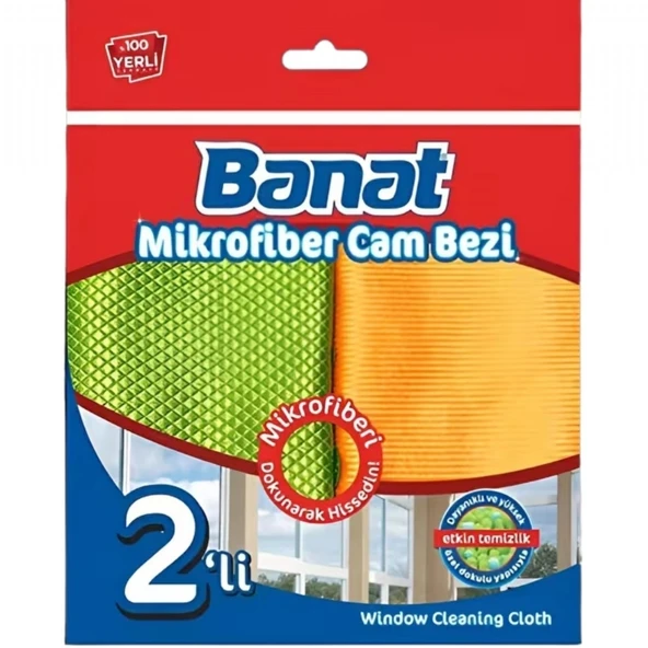 BANAT TEMIZLIK BEZI 2'LI M.FIBER 4462 ürün görseli 1