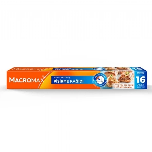 MACROMAX PISIRME KAGIDI KESILMIS 16'LI ürün görseli 1