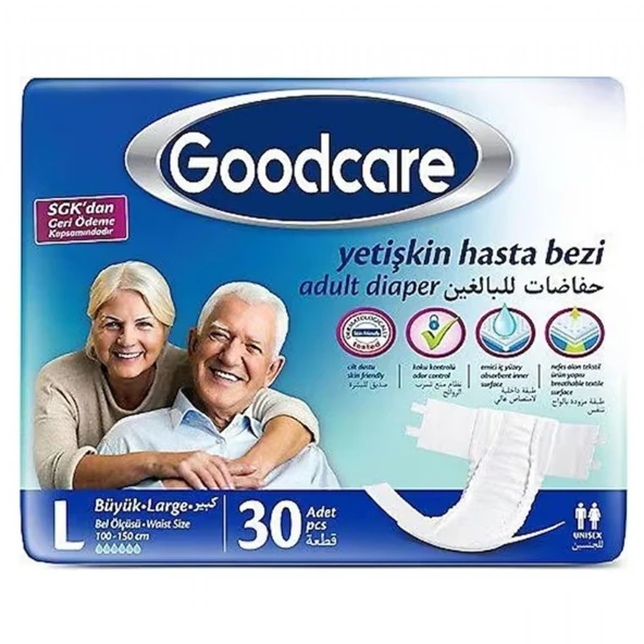 GOODCARE YETISKIN BEZI 30'LU LARGE ürün görseli 1