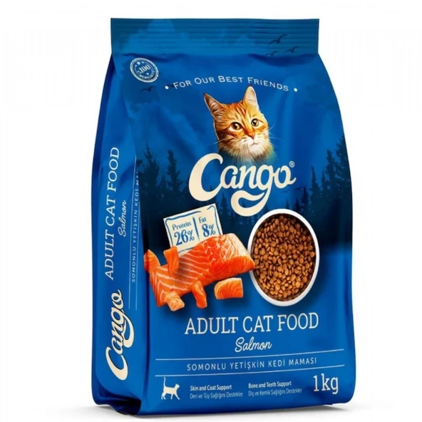 CANGO 1KG KEDI MAMASI YETISKIN SOMONLU(16) ürün görseli 1
