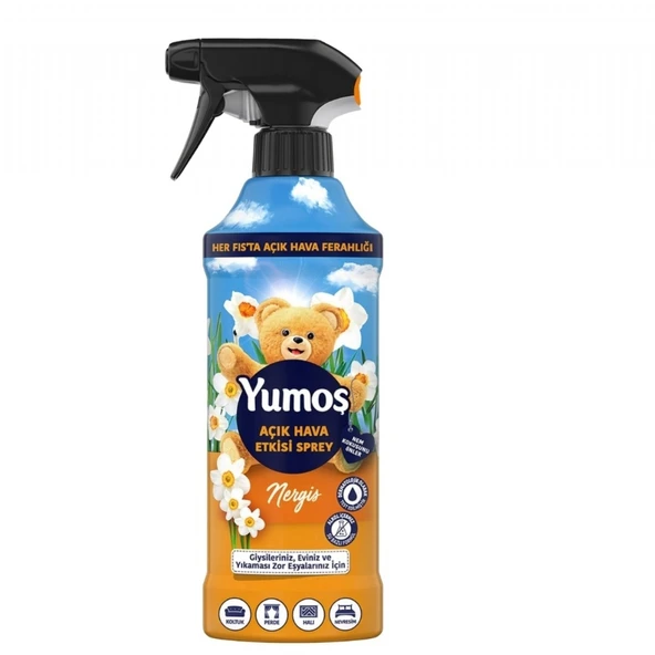 YUMOS  430ML SPREY ACIK HAVA ETK. NERGIS 6841 ürün görseli 1
