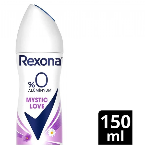 REXONA DEO 150ML MYSTIC LOVE % ALUMINYUM 8793 ürün görseli 1