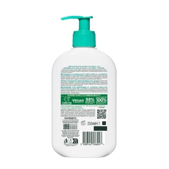GARNIER 250ML HYOLURONIK ALOE TEMIZLEME JEL - Resim 2