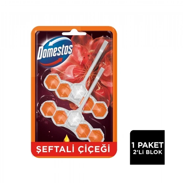 DOMESTOS WC BLOK 5'LI GUC  LUX SEFTALI CICEGI 7853 ürün görseli 1