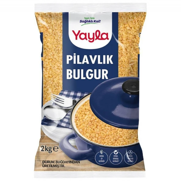 YAYLA 2KG PILAVLIK BULGUR ürün görseli 1