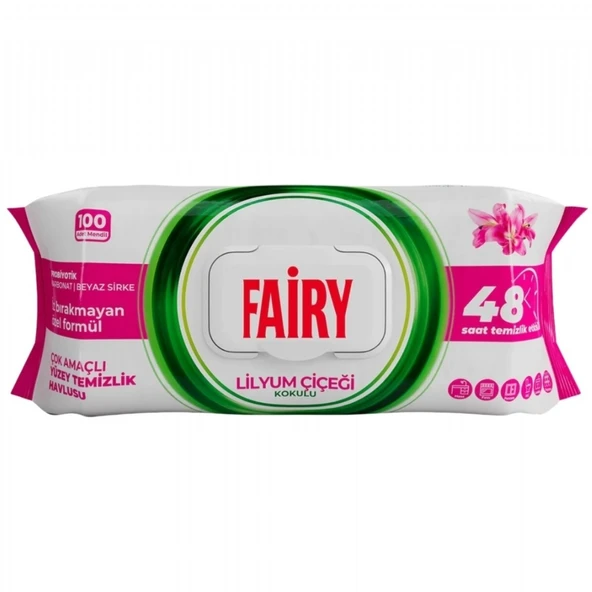 FAIRY YUZEY TEM.MENDILI 100'LU LILYUM 5047 ürün görseli 1