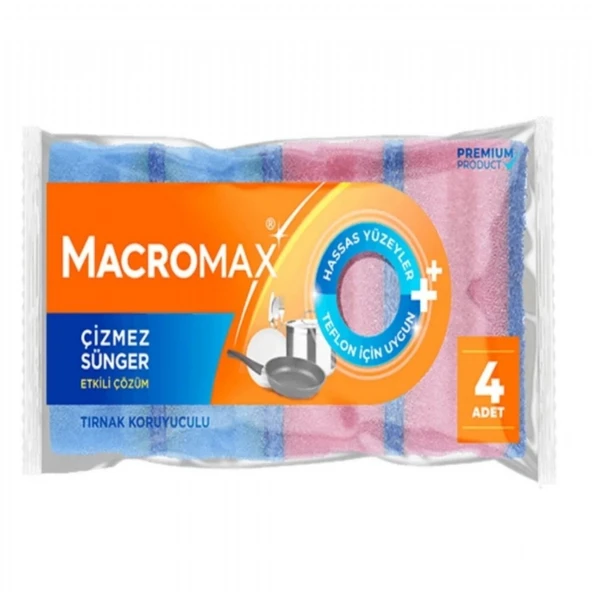 MACROMAX SUNGER CIZMEZ 4'LU ürün görseli 1