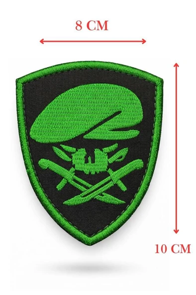 Single Sword Nakış Patch - Büyük Boy Bere-Bıçak Peç - Resim 9