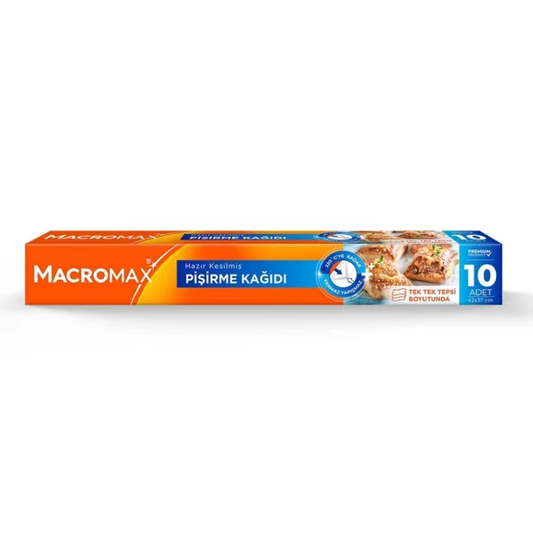 MACROMAX PISIRME KAGIDI KESILMIS 10'LU ürün görseli 1