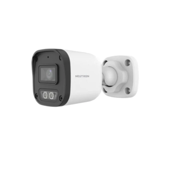 Neutron NEU-IPB213-28A 2mp 2.8mm Sabit Lens Gece Renkli Warm Light H.265+ Sesli IR Bullet IP Kamera ürün görseli 1