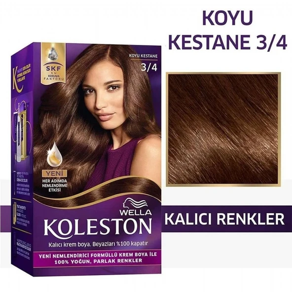 KOLESTON KIT 3/4 KOYU KESTANE ürün görseli 1