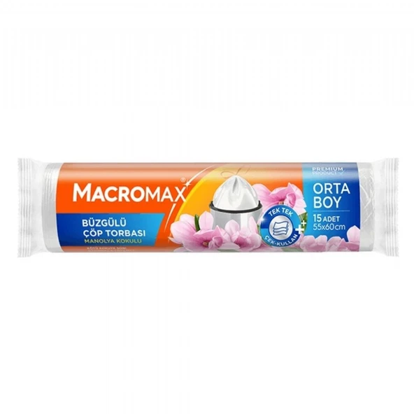 MACROMAX COP TORBASI BUZG.15'LI ORTA MANOLYA ürün görseli 1