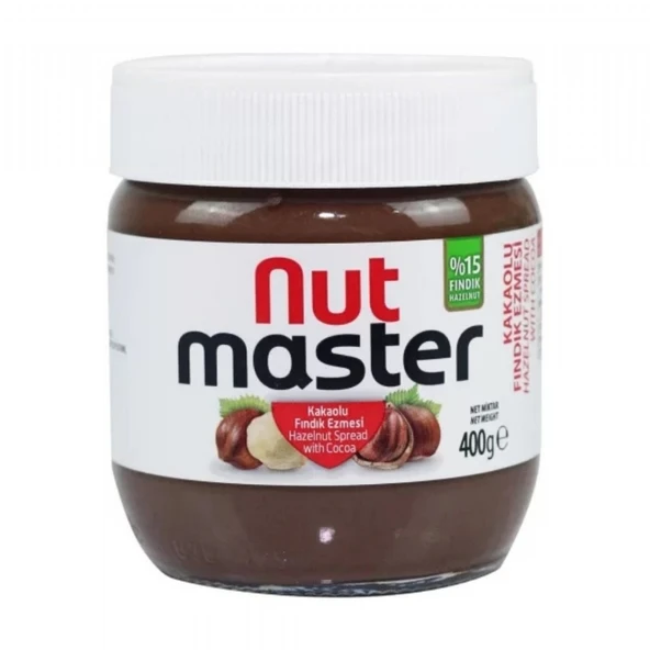 NUT MASTER 400GR KAKAOLU FINDIK EZMESI ürün görseli 1