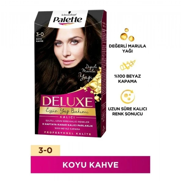 PALETTE DELUXE 3/0 KOYU KAHVE 3009223 ürün görseli 1