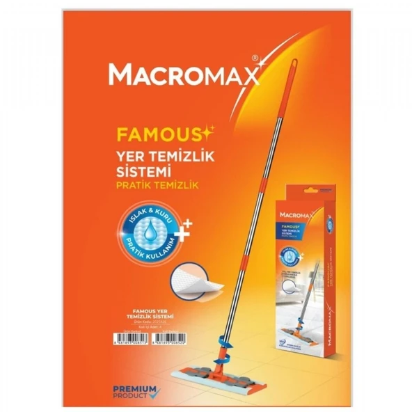 MACROMAX YER TEMIZLIK SETI FAMOUS ürün görseli 1