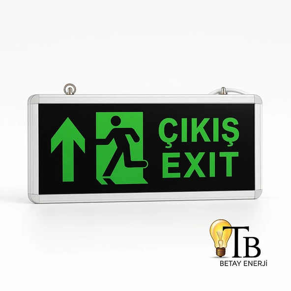 Venso LED Acil Çıkış Işıldak Yukarı Yön EXIT Up Acil Aydınlatma Armatürü 2 adet ürün görseli 1
