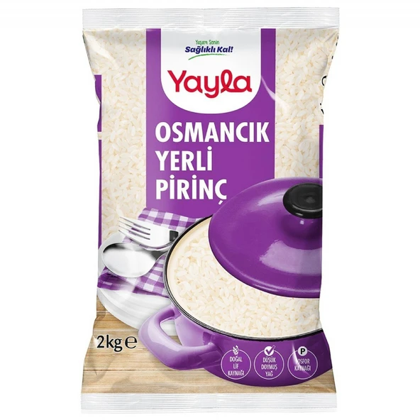 YAYLA 2KG OSMANCIK YERLI PIRINC ürün görseli 1