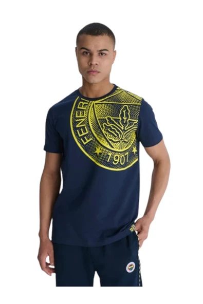 FENERBAHÇE ERKEK TRIBUN HALFTONE LOGOLU TSHIRT ürün görseli 1