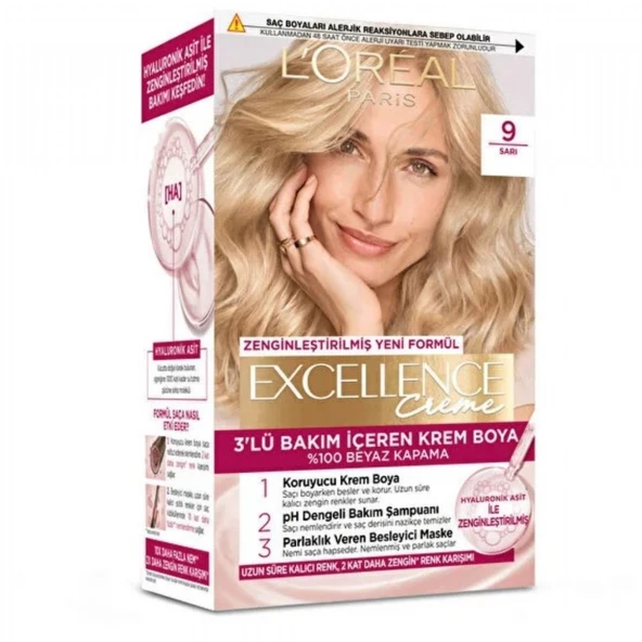 LOREAL EXC.KREM SARI 9/ ürün görseli 1