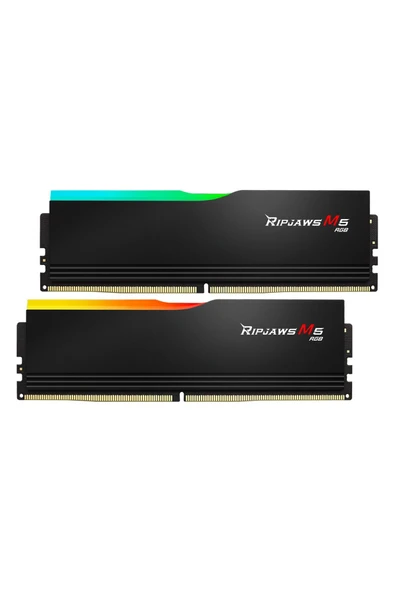 G.Skill Ripjaws M5 32GB (2x16) 6400MHz CL36 DDR5 RGB PC Ram F5-6400J3648F16GX2-RM5RK ürün görseli 1