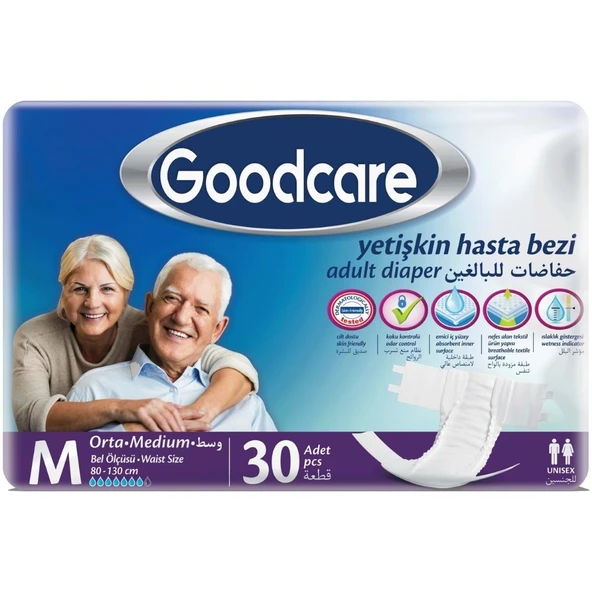 GOODCARE YETISKIN BEZI 30'LU MEDIUM 5594 ürün görseli 1