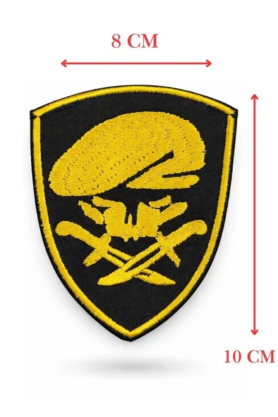 Single Sword Nakış Patch - Büyük Boy Bere-Bıçak Peç ürün görseli 1