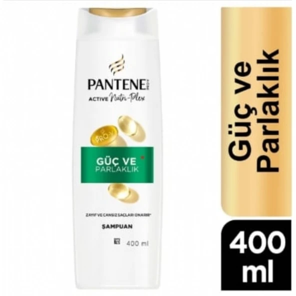 PANTENE 400ML 1/1 GUCLU VE PARLAKLIK 9484 ürün görseli 1
