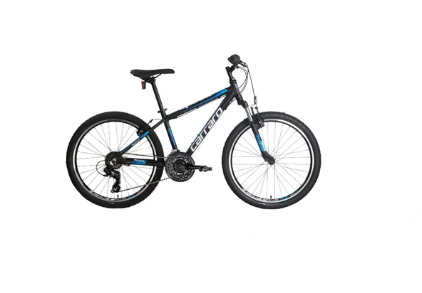 CARRARO SPEED 240 ERKEK DAĞ BİSİKLETİ 360H V 24 JANT 21 VİTES MAT SİYAH MAVİ KOYU MAVİ ürün görseli 1