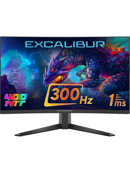 Casper Excalibur M.E27FVC-E 27" 300HZ 1MS 400NIT Fast VA Curved HDR10 Oyuncu Monitörü ürün görseli 1