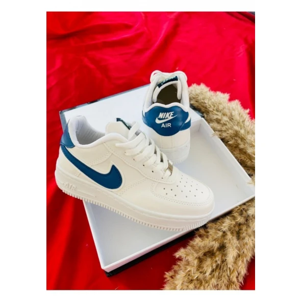 Nike Air Force 1 '07 Spor Ayakkabı Beyaz Kırmızı ürün görseli 1