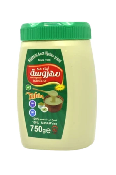 Mahruse Organik Susam Tahini 750 Gr ürün görseli 1
