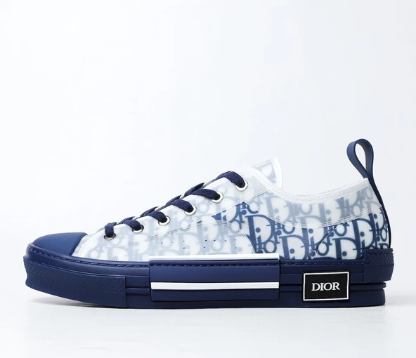 Dior B23 Low Top Blue Oblique - Resim 3