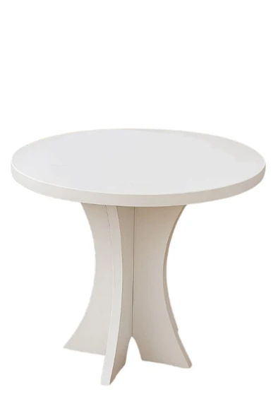 Fiskos Yuvarlak Sehpa MDF - Resim 3